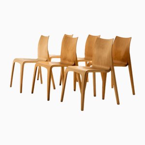 Flow Chairs by Jakob Berg, Set of 6