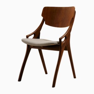 Teak Esszimmerstuhl von Arne Hovmand Olsen für Mogens Kold