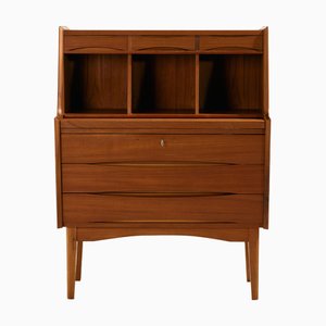 Danish Teak Desk with Mirror