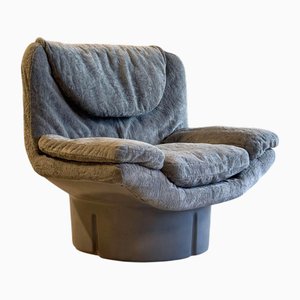Sillón Ill Poltrone italiano en gris, años 70