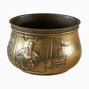 19th Century Meiji Japanese Bowl in Copper, 1890s