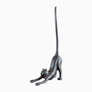 Cast Iron Stretching Cat, 1950s