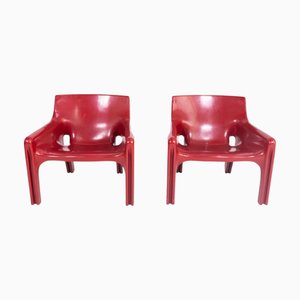 Poltrone Vicario di Vico Magistretti per Artemide, anni '70