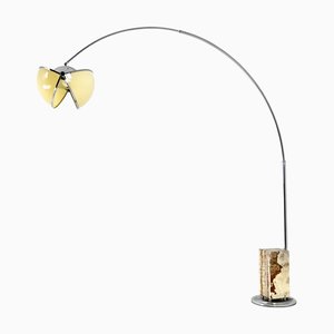 Pac-Man Arco Floor Lamp attributed to Superstudio for Poltronova, 1970s