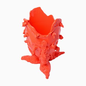 Lemon Special Vase in Matt Pastel Orange by Gaetano Pesce for Fish Design