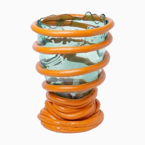 Pompitu I Vase in Aqua by Gaetano Pesce for Fish Design