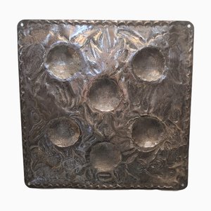 Plat Juif Plaqué Argent, 1950s