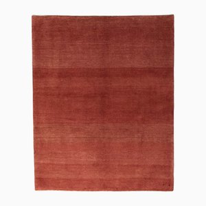Moderner handgeknüpfter Gabbeh Teppich in Rot