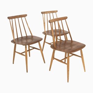 Fanett Stühle von Ilmari Tapiovaara für Edsby Verken, Schweden, 1960er, 3er Set