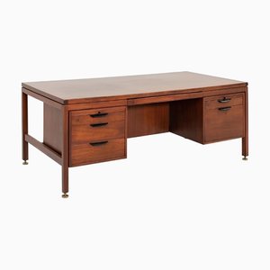 Großer dänischer Chefschreibtisch von Jens Risom, 1970er