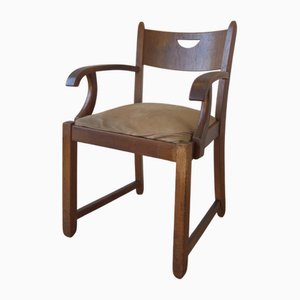 Oak Office Chair 1950s