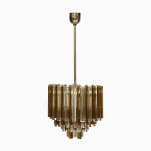 Trilobe Chandelier with 7 Lights by Paolo Venini for Venini, 1970s