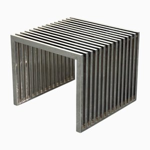 Table d'Appoint Carlisle en Acier Inoxydable Poli de Eichholtz