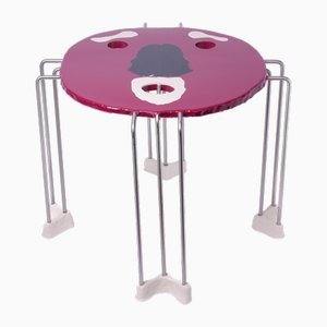 Triple Play Coffee Table in Matt Cherry by Gaetano Pesce for Fish Design