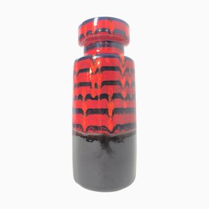 Keramikvase von Scheurich, West Germany, 1970er