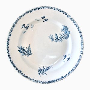 19th Century Round Dish by Choisy-Le-Roi, 1880