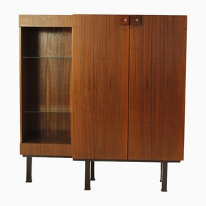Kommode aus Mahagoni mit Bücherregal, 1970er