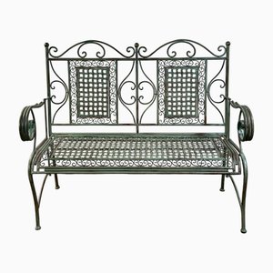 Iron Foldable Garden Bench, 1970s