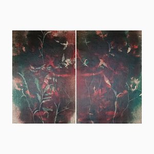 Stefano Mazzolini, RF7172 Double-Sided, 2020, Acrylic & Ink on Canvas