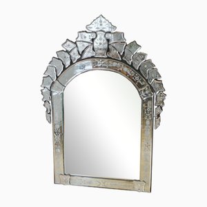 Large Italian Venetian Arched Mirror