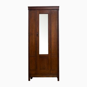 Vintage Art Deco Garderobe oder Garderobe aus Eiche, 1920er