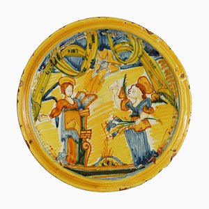 Decorated Majolica Stand