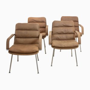 Channel Executive Chairs by Geoffrey Harcourt for Artifort, 1960s, Set of 4