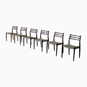 Dining Chairs by Niels O. Moller, Denmark, 1960s, Set of 6