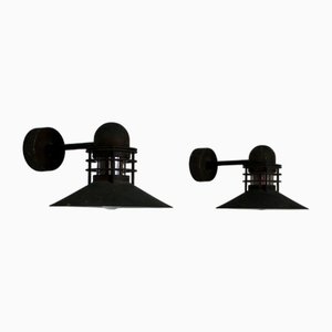 Nyhavn Wandlampen von Hans-Agne Jakobsson für Louis Poulsen, Dänemark, 1970er, 2er Set