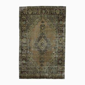 Vintage Hand-Knotted Middle Eastern Rug