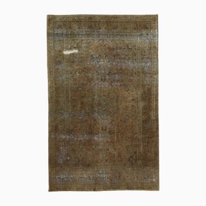 Alfombra de Oriente Medio vintage tejida a mano con adornos clásicos