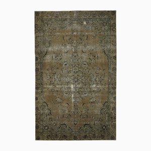 Vintage Hand-Knotted Middle Eastern Rug