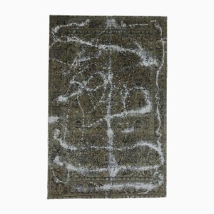 Vintage Middle Eastern Hand-Knotted Rug