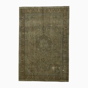 Vintage Hand-Knotted Middle Eastern Rug with Traditional Ornaments