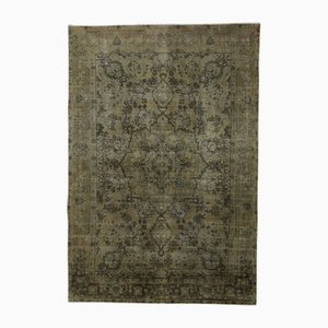 Vintage Hand-Knotted Reworked Middle Eastern Rug