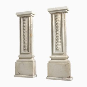 Marble Ornaments, Set of 2