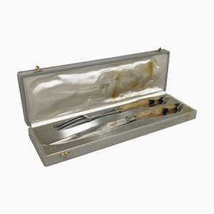 Französisches Schnitzset von Eloi für Hermès, 1920er