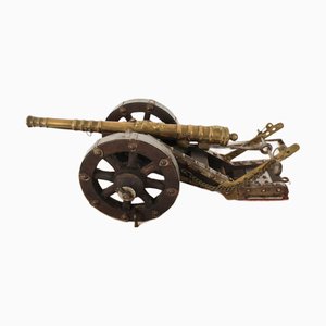 Modell der Colubrina Da Fortezza Cannon mit Bronzegehäuse
