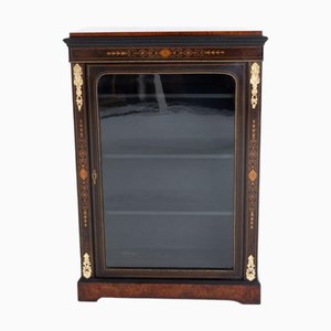 Viktorianischer Pier Schrank mit ebonisierten Lackintarsien, 1870er