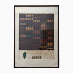 Joe Tilson RA, Oak, 1981, Etching, Framed