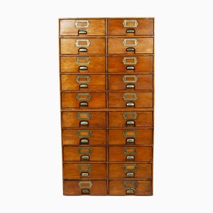 Classificatore antico in legno di Lourié & Co, Vienna, anni '10