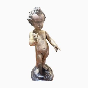 Artista alemán, Niño Jesús, siglo XVII, Metal plateado