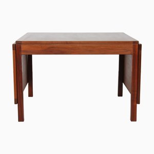 Extendable Coffee Table 5362 in American Walnut with 2 Drop-Down Leaves by Fredericia Stolefabrik for Børge Mogensen, Denmark, 1970s