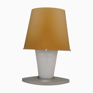 Lampada da tavolo 3064 postmoderna in vetro e ferro di Daniela Puppa per Fontana Arte, Italia, 1994