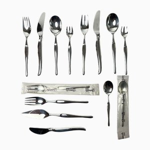 Set di posate Duo di Tapio Wirkkala per Christofle, set di 14