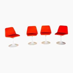 Chaises par Börje Johanson, 1970s, Set de 4