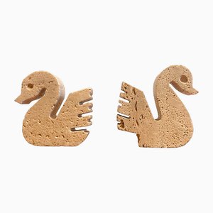 Swans by Enzo Mari for F.lli Mannelli, 1970s, Set of 2