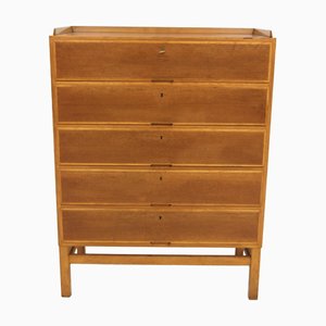 Scandinavian Mahogany Chest of Drawers by Axel Larsson for Bodafors, Sweden, 1960s