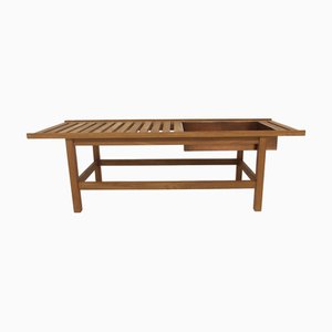 Scandinavian Indoor Oak Planter, Sweden, 1960s