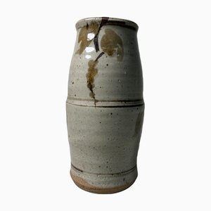 Japanese Ikebana Flower Vase from Mashiko Studio Pottery, 1960s